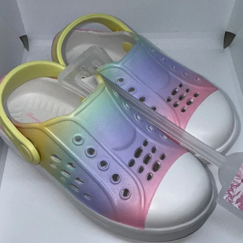 🔥Tommy Bahama Kids Pastel Gradient Sandals Sz 7 New
